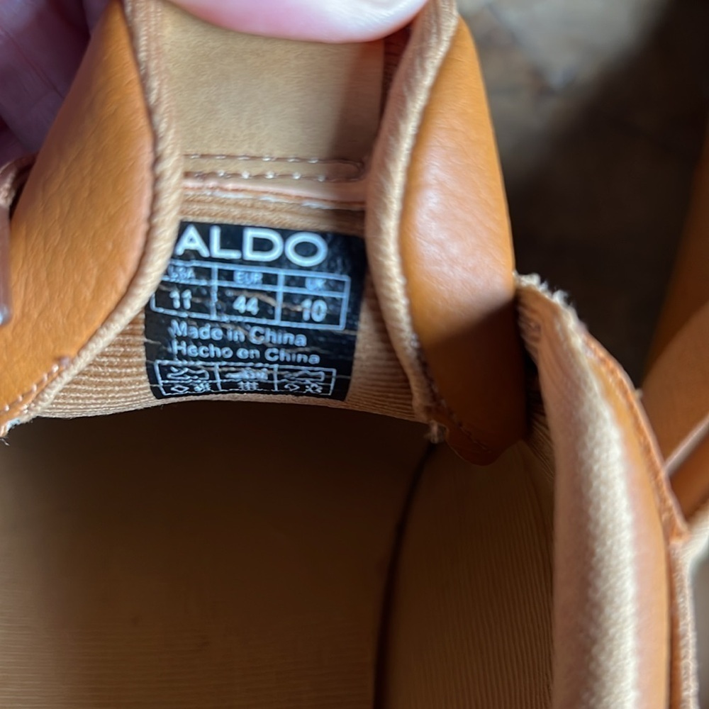 ALDO men’s brown shoes size 11 MN10 - Picture 3 of 5